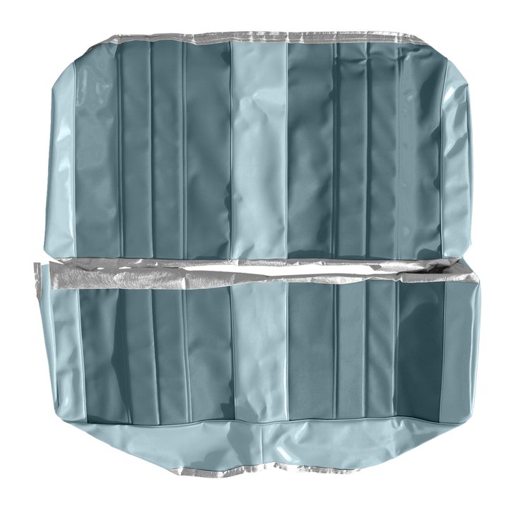 AA66GH00048340G 66 CHEVELLE/MALIBU HARDTOP REAR - DARK BLUE/LIGHT BLUE