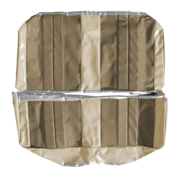 AA66GH00048673G 66 CHEVELLE/MALIBU HARDTOP REAR - FAWN/PARCHMENT