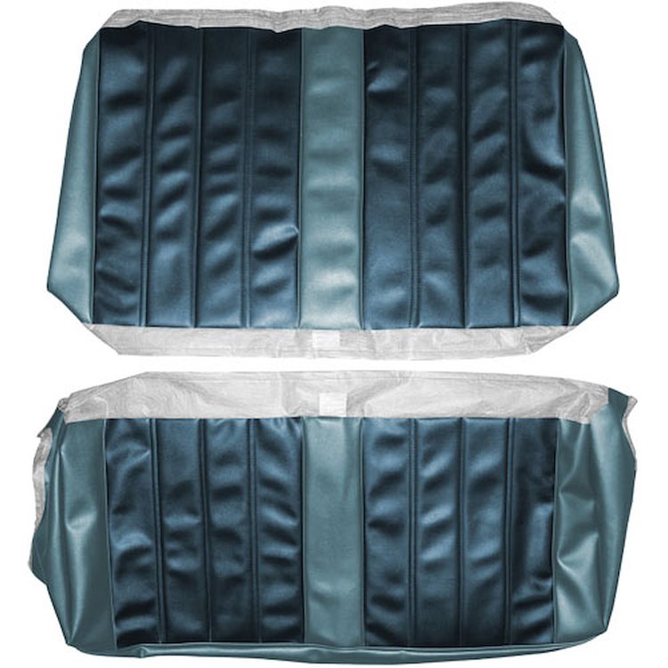 AA66GH00056340G 66 CHEVELLE/MALIBU CONVERTIBLE REAR - DARK BLUE/LIGHT BLUE