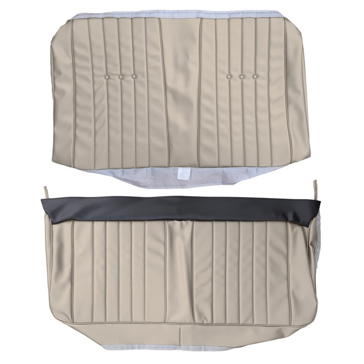 AA68GH00056204G 68 CHEVELLE/MALIBU CONVERTIBLE REAR - METALLIC PARCHMENT