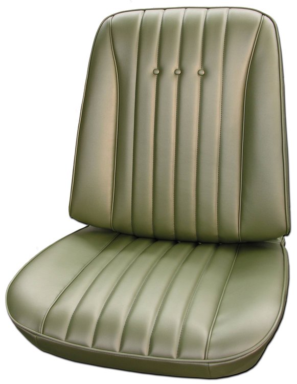 AA68GHE0010645G 68 CHEVELLE/MALIBU/EL CAMINO BUCKETS - WILLOW GOLD