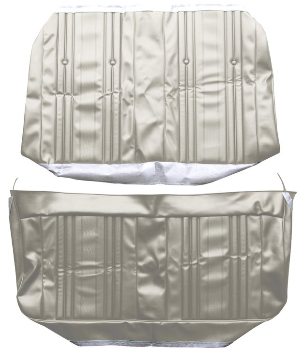 AA69GH00056239G 69 CHEVELLE/MALIBU CONVERTIBLE REAR - METALLIC PARCHMENT