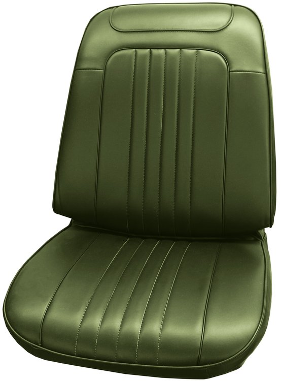 AA71GHE0010415G 71 CHEVELLE/MALIBU/EL CAMINO BUCKETS - JADE GREEN