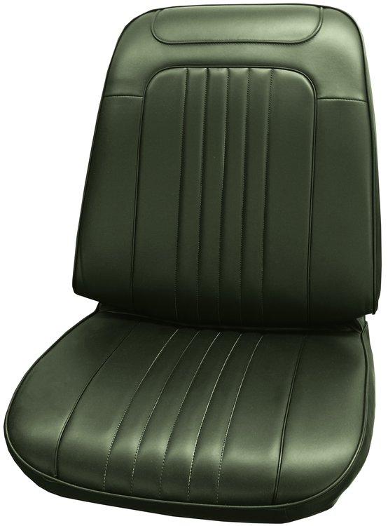 AA71GHE0010465G 72 CHEVELLE/MALIBU/EL CAMINO BUCKETS - GREEN