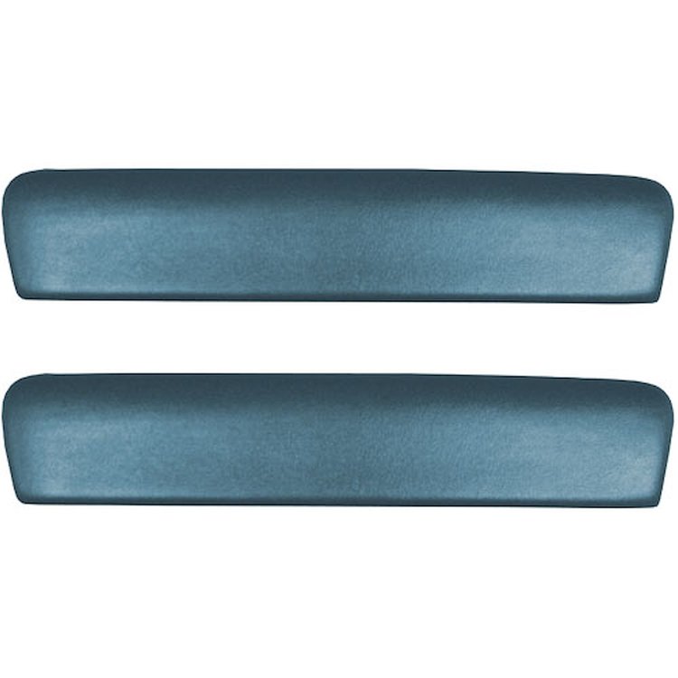 AP64GA-FRT325G 64 GM A-BODY FRONT 11 ARMREST PADS - METALLIC BLUE SEVILLE
