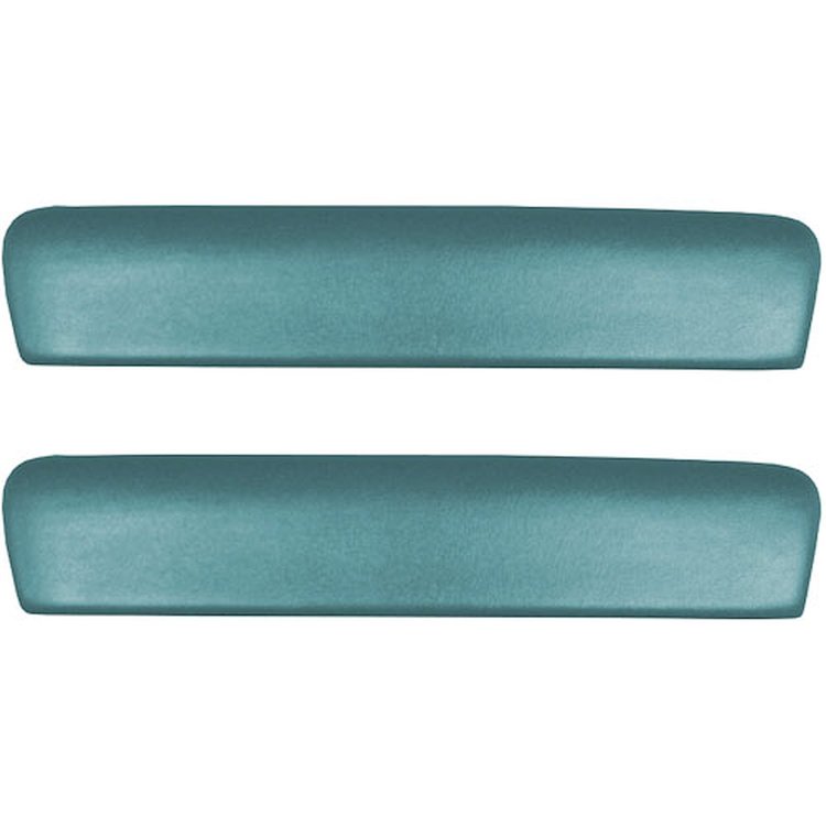 AP64GA-FRT419G 64 GM A-BODY FRONT 11 ARMREST PADS - NOS LIGHT AQUA SEVILLE