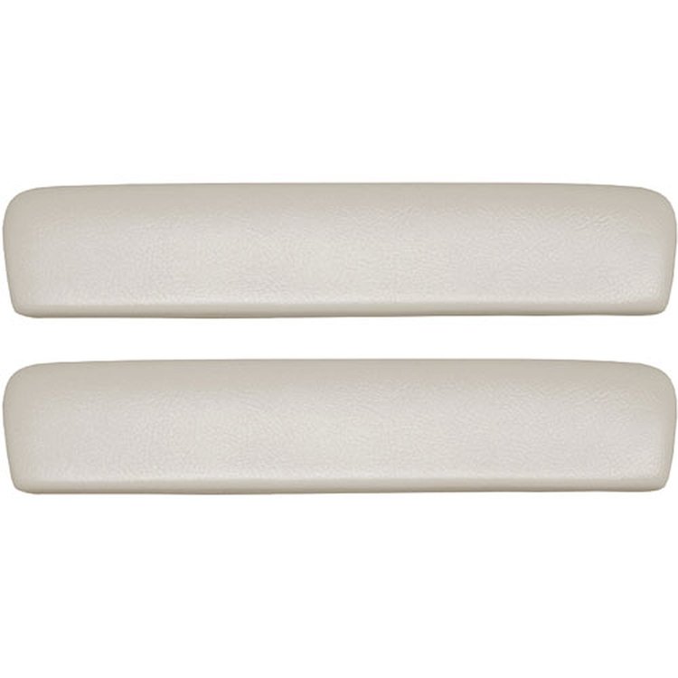 AP65GA-FRT220G 65/67 GM A-BODY FRONT 11 ARMREST PADS- FROST WHT MADRID