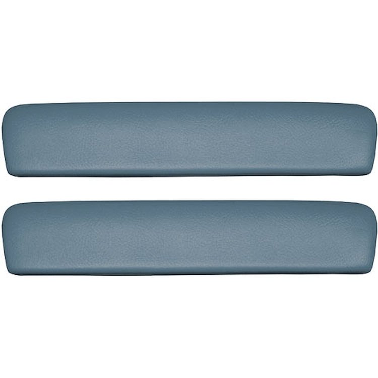 AP65GA-FRT325G 65/67 GM A-BODY FRONT 11 ARMREST PADS - MET BLUE MADRID