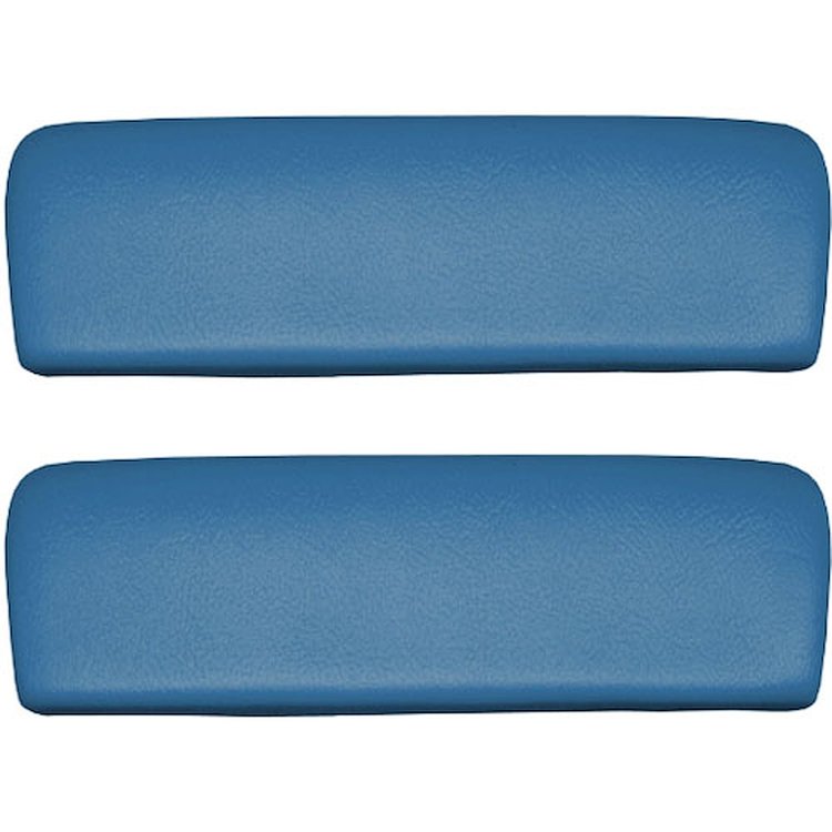 AP65GA-RR338G 65/67 GM A-BODY REAR ARMREST PADS - BRIGHT BLUE MADRID