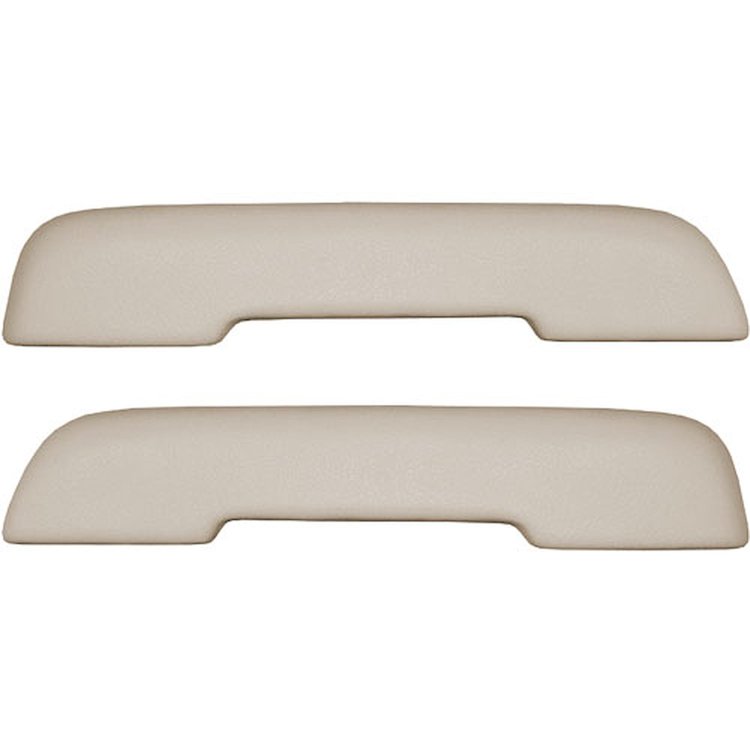 AP68GA-FRT239G 68/72 GM A-BODY FRONT ARMREST PADS - MET PARCHMENT MADRID