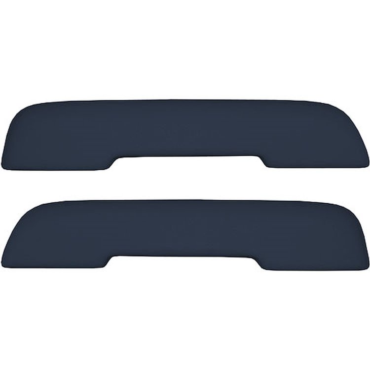 AP68GA-FRT369G 68/72 GM A-BODY FRONT ARMREST PADS - DARK MET BLUE MADRID