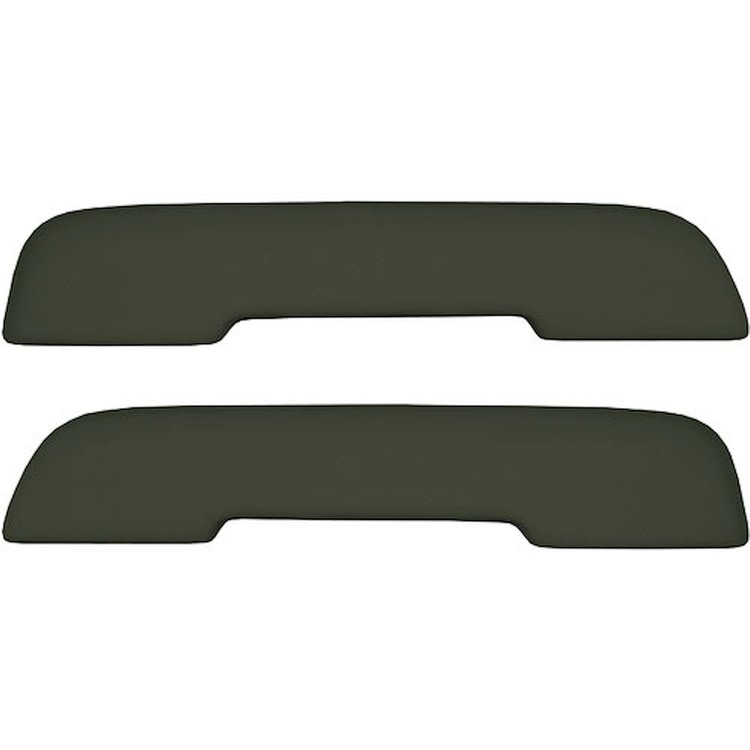AP68GA-FRT469G 68/72 GM A-BODY FRONT ARMREST PADS - DARK MET GREEN MADRID
