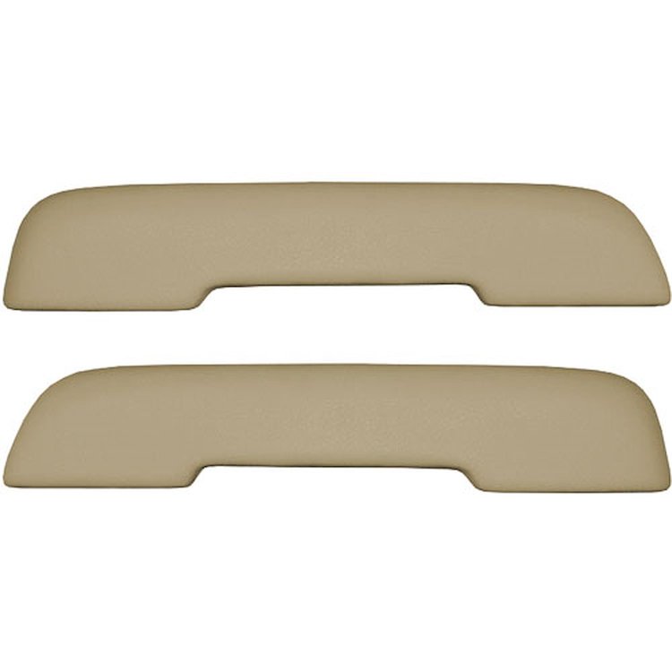 AP68GA-FRT695G 68/72 GM A-BODY FRONT ARMREST PADS - SANDALWOOD MADRID
