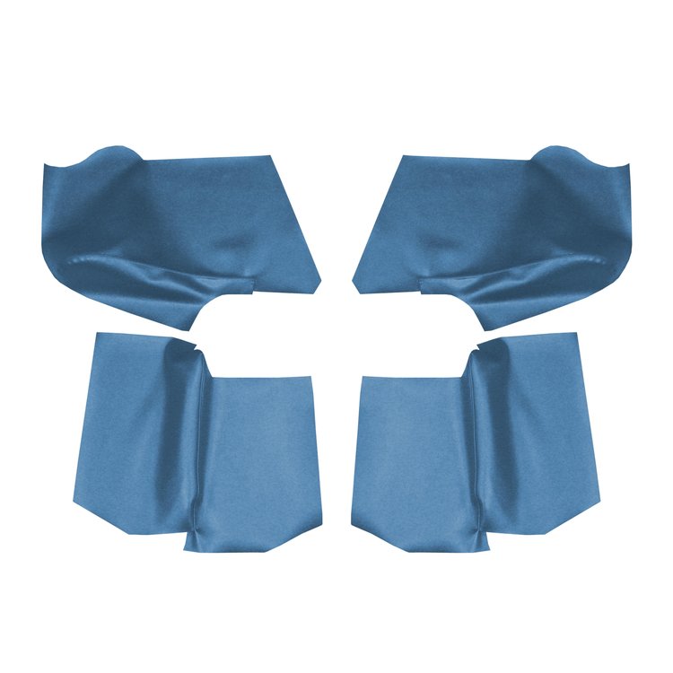 AW66GA00056338G 66/67 GM A-BODY CONVERTIBLE ARMREST/WELL COVERS - BRT BLUE