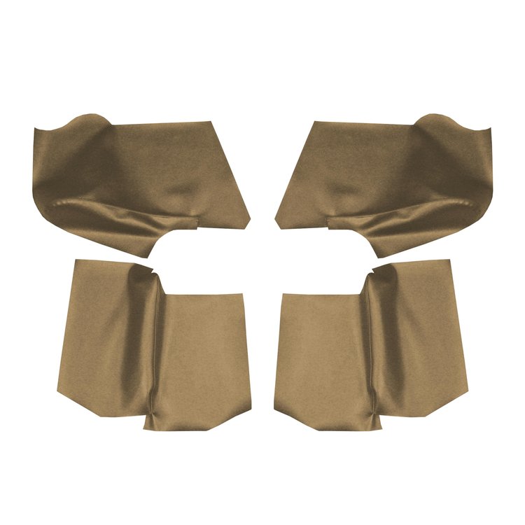 AW66GA00056651G 66/67 GM A-BODY CONVERTIBLE ARMREST/WELL COVERS - MET GOLD