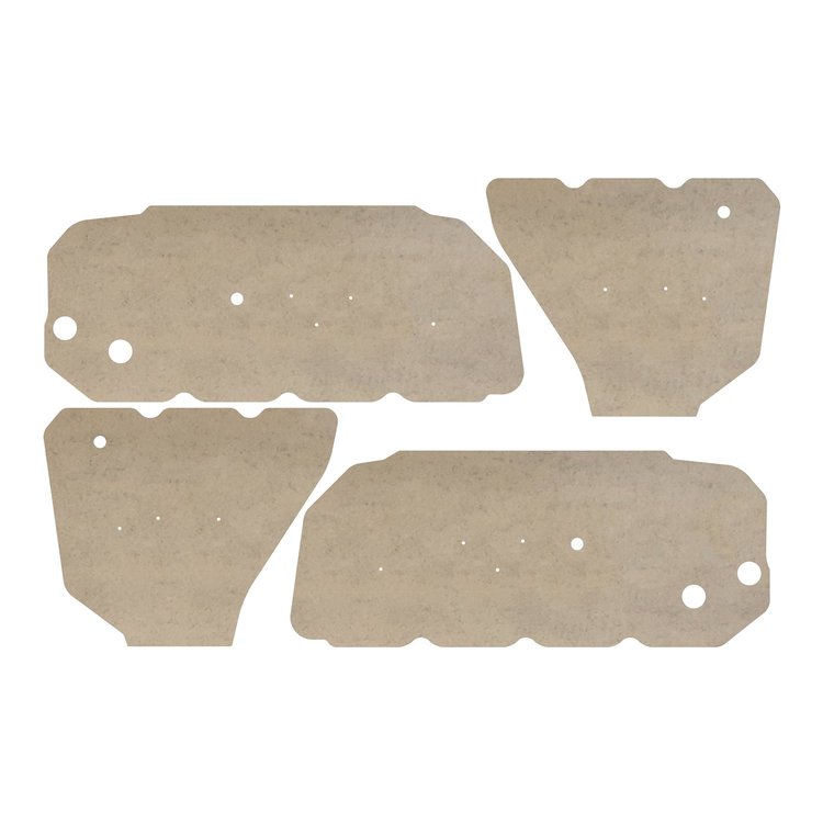 Door Panel Die-Cut Water Shields 1964-67 GM A-Body Hardtop Models