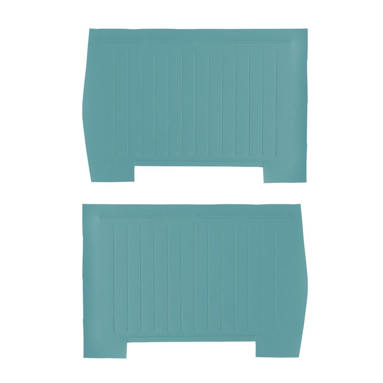 DO64GH00056419G 64 CHEVELLE/MALIBU CONV REAR PANELS - NOS LIGHT AQUA