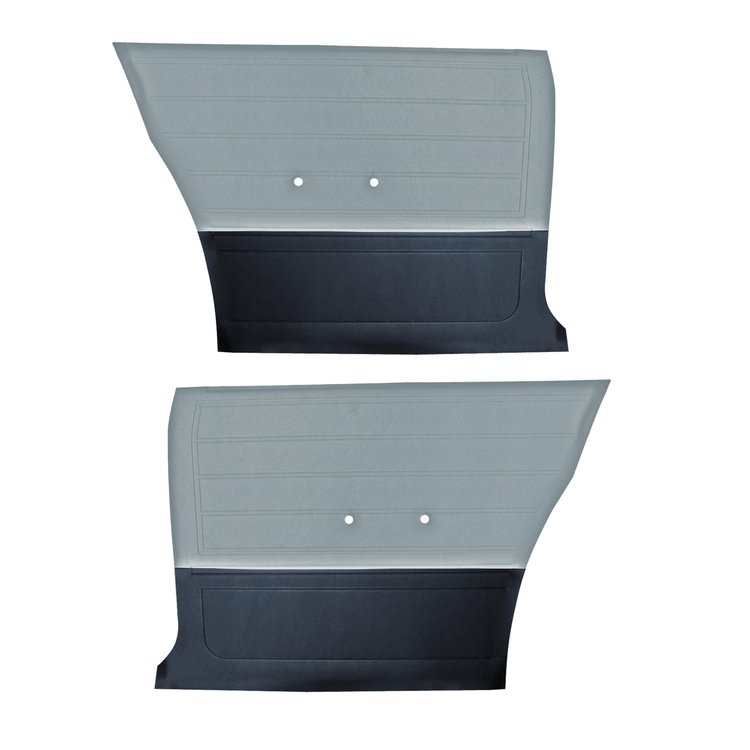 DO65GH00048141G 65 CHEVELLE/MALIBU HARDTOP REAR PANELS - NOS SLATE/NOS BL