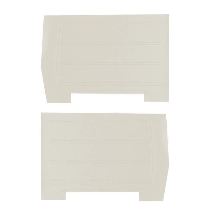 DO65GH00056220G 65 CHEVELLE/MALIBU CONVERTIBLE REAR PANELS - WHITE