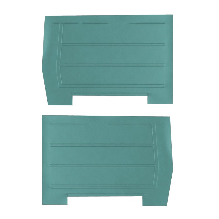 DO65GH00056420G 65 CHEVELLE/MALIBU CONVERTIBLE REAR PANELS - LIGHT MET AQUA