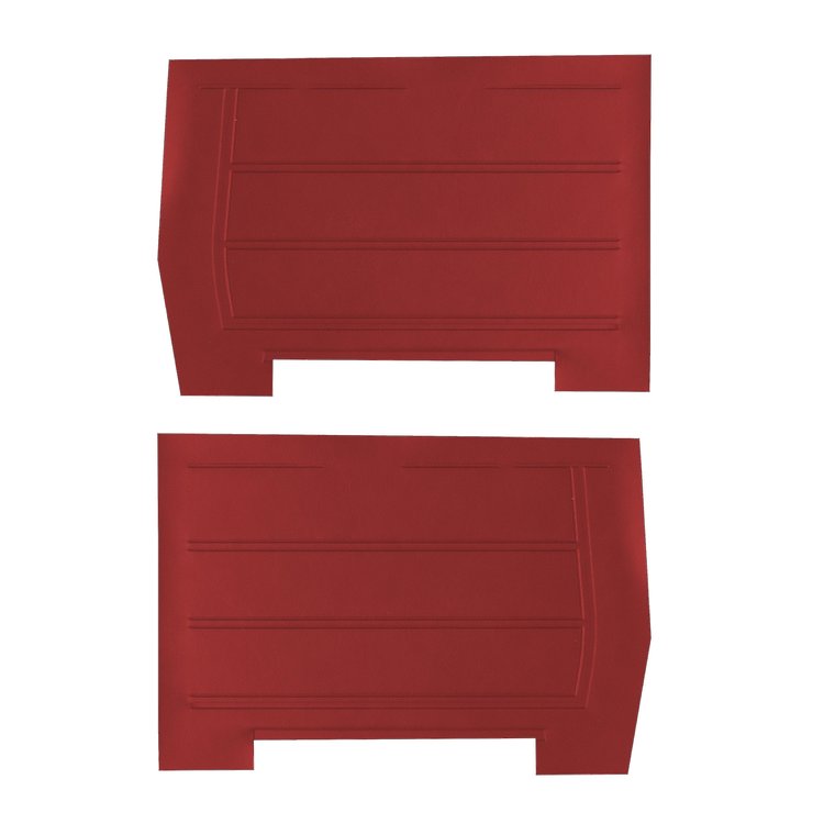 DO65GH00056501G 65 CHEVELLE/MALIBU CONVERTIBLE REAR PANELS - RED