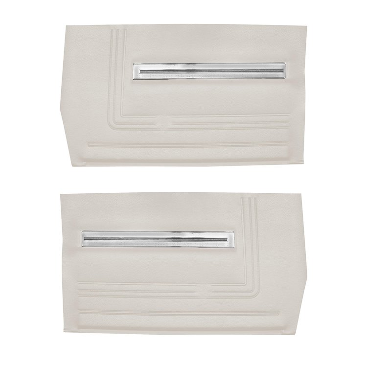DO66GH00056220G 66 CHEVELLE/MALIBU CONV REAR PANELS - WHITE