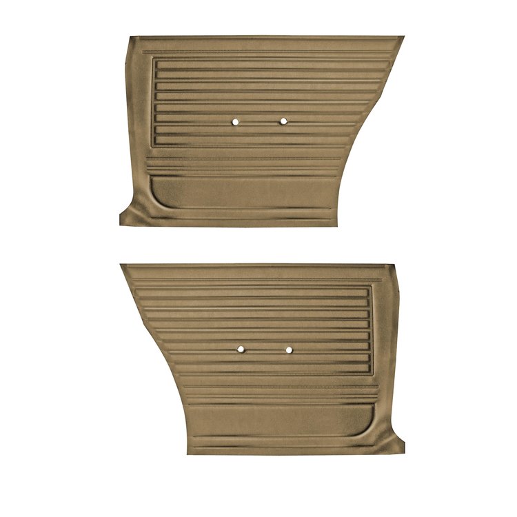 DO67GH00048651G 67 CHEVELLE/MALIBU HARDTOP REAR PANELS - GOLD