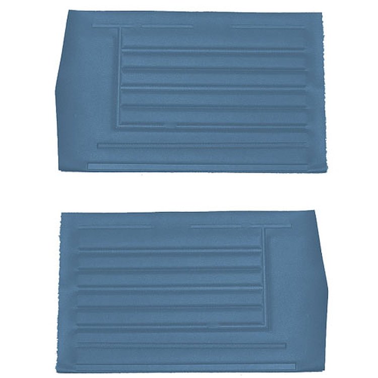 DO67GH00056338G 67 CHEVELLE/MALIBU CONVERTIBLE REAR PANELS - BRIGHT BLUE