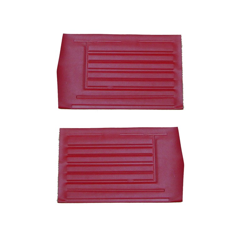 DO67GH00056501G 67 CHEVELLE/MALIBU CONVERTIBLE REAR PANELS - RED