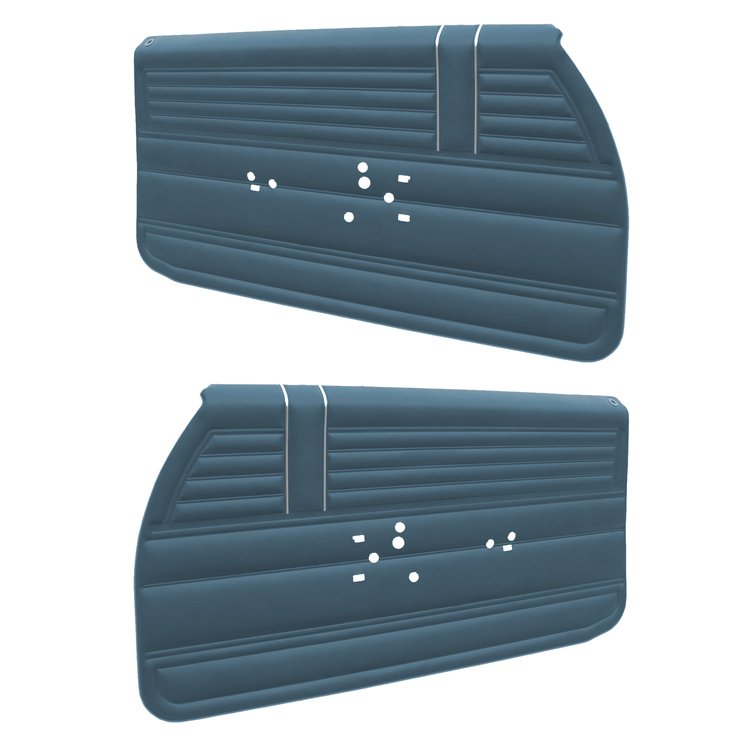 DO68GH00012331G-PA 68 CHEVELLE/MALIBU FRONT DOOR ASSEMBLY - BLUE