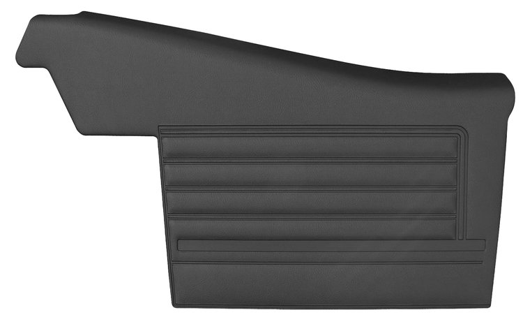 DO68GH00056100G 68 CHEVELLE/MALIBU CONVERTIBLE REAR PANELS - BLACK