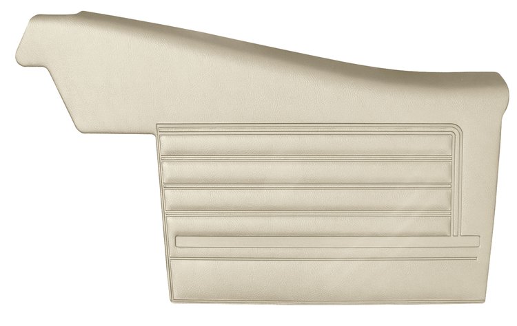 DO68GH00056204G 68 CHEVELLE/MALIBU CONVERTIBLE REAR PANELS - MET. PARCHMENT