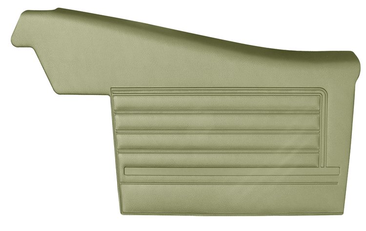 DO68GH00056645G 68 CHEVELLE/MALIBU CONVERTIBLE REAR PANELS - WILLOW GOLD