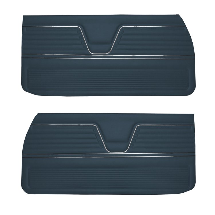 DO69GH00012369G 69 CHEVELLE/MALIBU FRONT DOOR PANELS - METALLIC BLUE