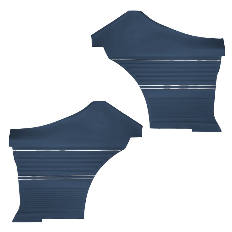 DO69GH00046369G 69 CHEVELLE/MALIBU HARDTOP REAR PANELS - METALLIC BLUE
