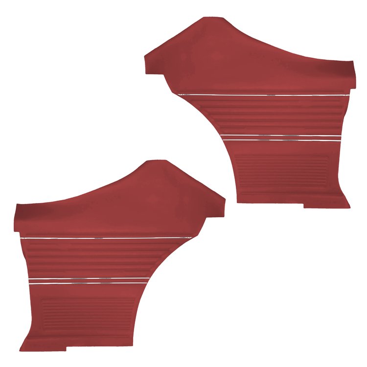 DO69GH00046511G 69 CHEVELLE/MALIBU HARDTOP REAR PANELS - RED