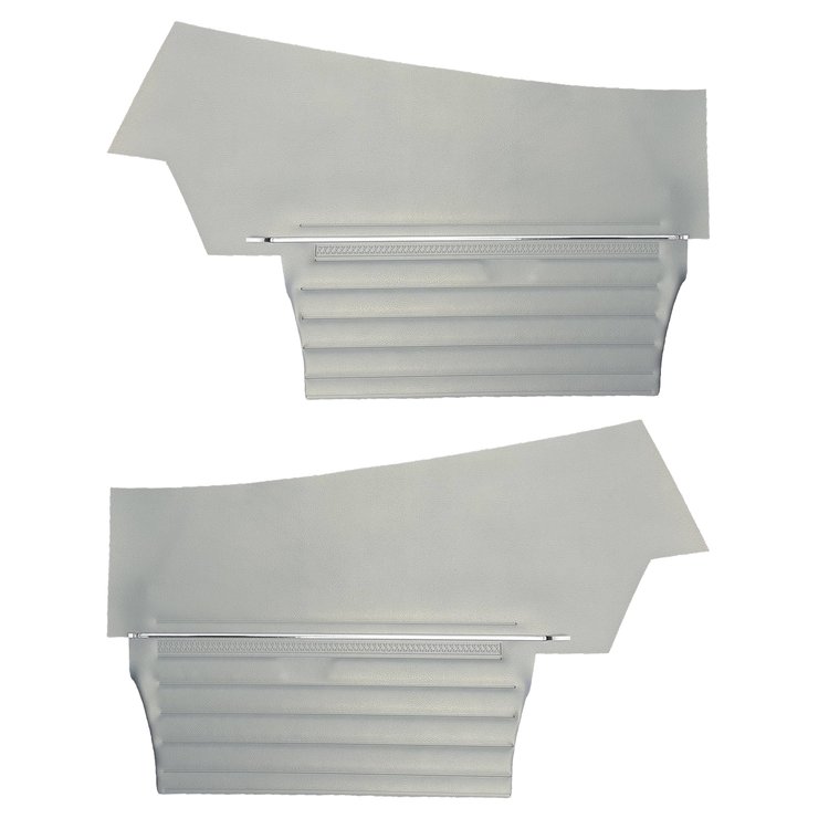 DO69GH00056239G 69 CHEVELLE/MALIBU CONVERTIBLE REAR PANELS - MET. PARCHMENT
