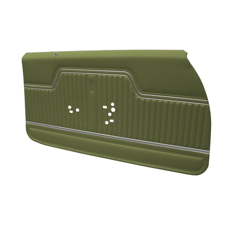 DO70GH00012415G-PA 71 CHEVELLE/MALIBU FRONT DOOR ASSEMBLY - JADE GREEN