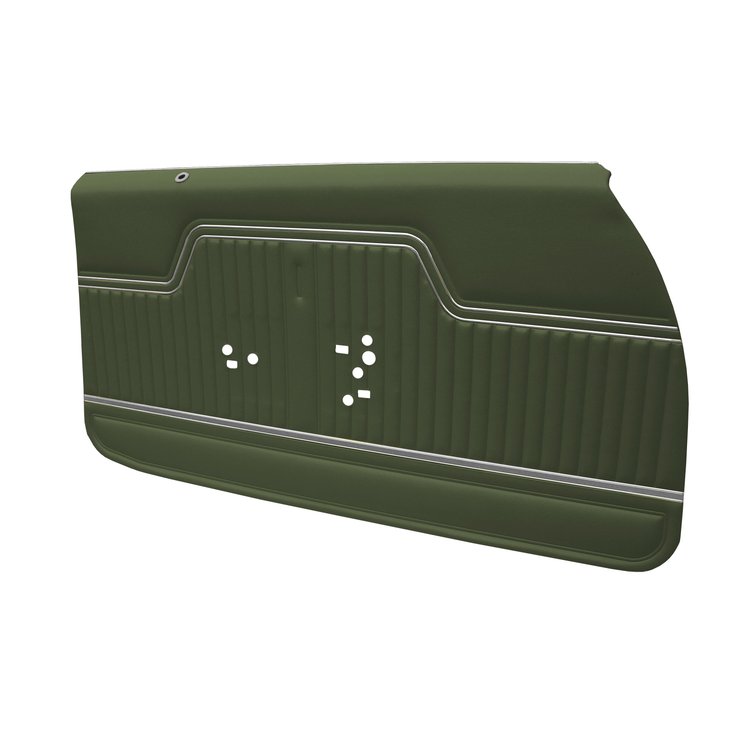 DO70GH00012465G-PA 72 CHEVELLE/MALIBU FRONT DOOR ASSEMBLY - GREEN