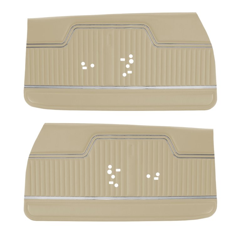 DO70GH00012697G 71 CHEVELLE/MALIBU FRONT DOOR PANELS - SANDALWOOD