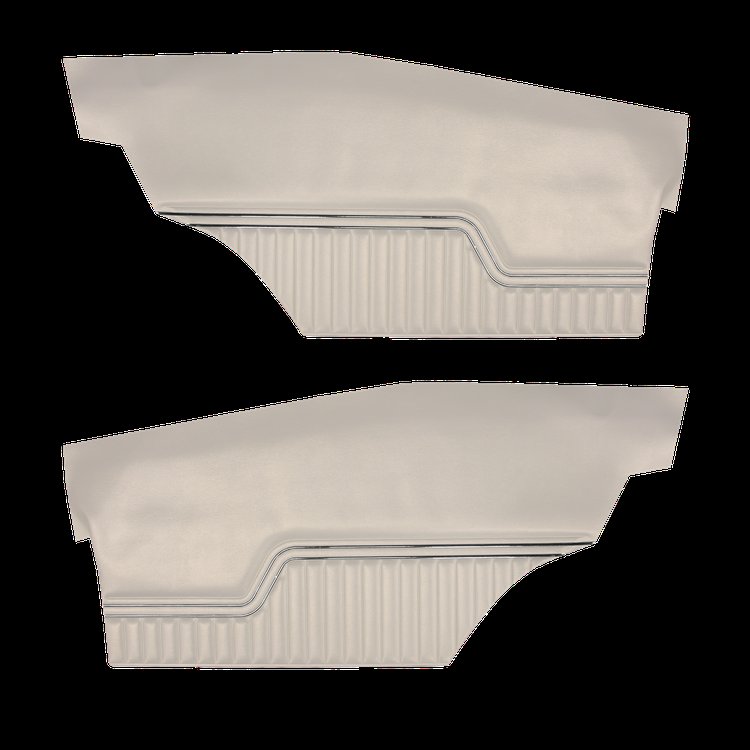 DO70GH00048230G 72 CHEVELLE/MALIBU HARDTOP REAR PANELS - WHITE
