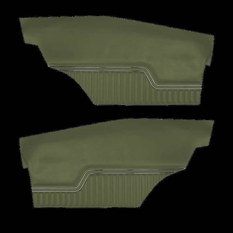 DO70GH00048415G 71 CHEVELLE/MALIBU HARDTOP REAR PANELS - JADE GREEN