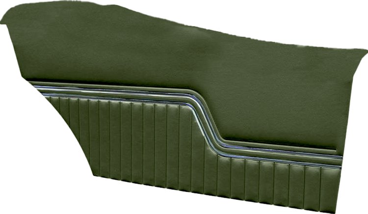 DO70GH00048465G-PA 72 CHEVELLE/MALIBU HARDTOP REAR PANEL ASSY - GREEN