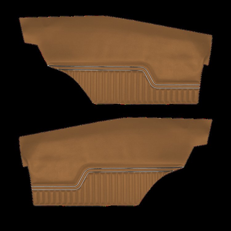 DO70GH00048670G 72 CHEVELLE/MALIBU HARDTOP REAR PANELS - TAN