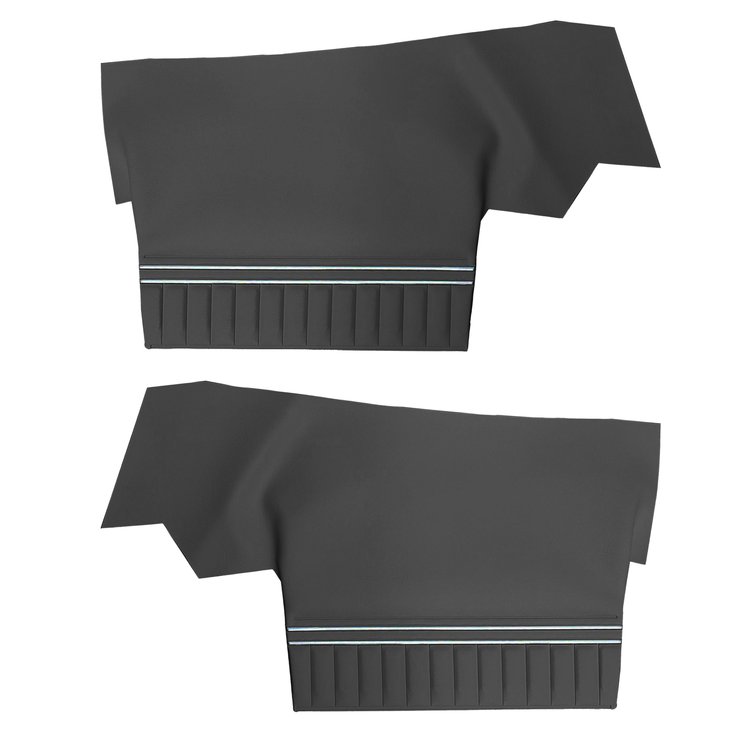 DO70GH00056100G 70/72 CHEVELLE/MALIBU CONV. REAR PANELS - BLACK
