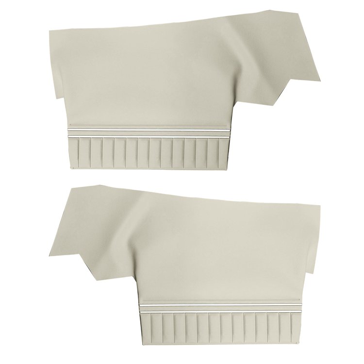 DO70GH00056202G 70 CHEVELLE/MALIBU CONVERTIBLE REAR PANELS - PEARL WHITE