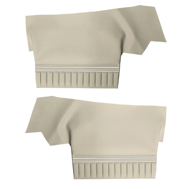 DO70GH00056230G 72 CHEVELLE/MALIBU CONVERTIBLE REAR PANELS - WHITE