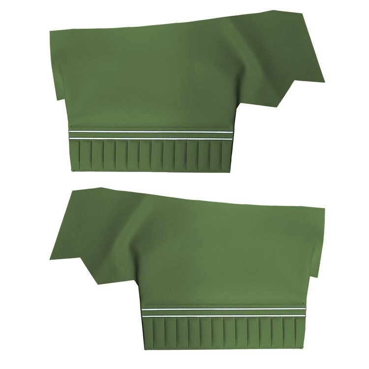 DO70GH00056415G 71 CHEVELLE/MALIBU CONVERTIBLE REAR PANELS - JADE GREEN