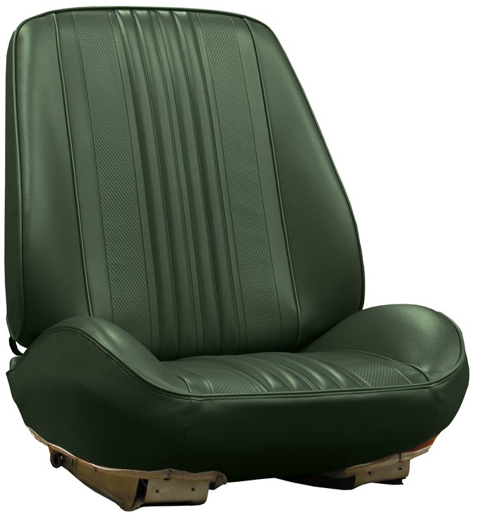 RS70GHE0010460G 70 CHEVELLE/MALIBU/EL CAMINO RALLYE BKT SEATS - MET GREEN