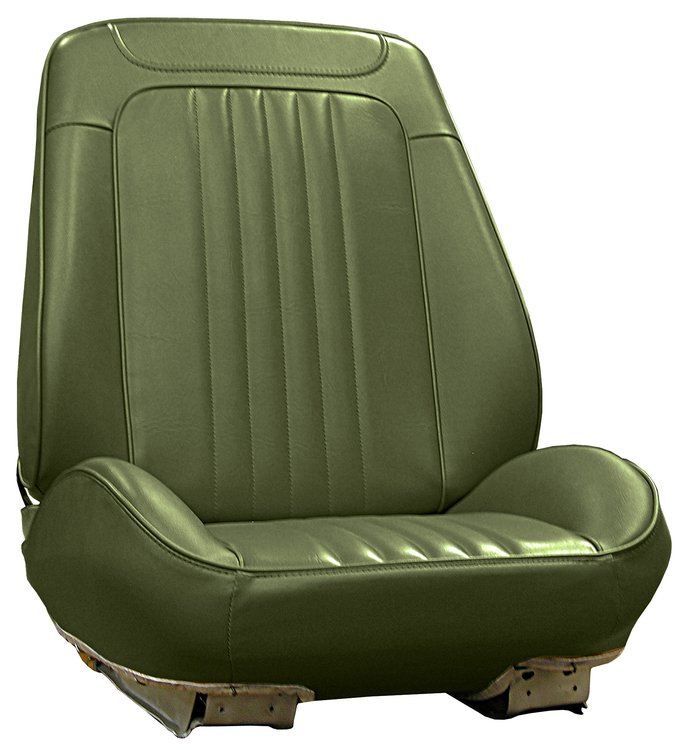 RS71GHE0010415G 71 CHEVELLE/EL CAMINO RALLYE BKT SEATS - JADE GREEN